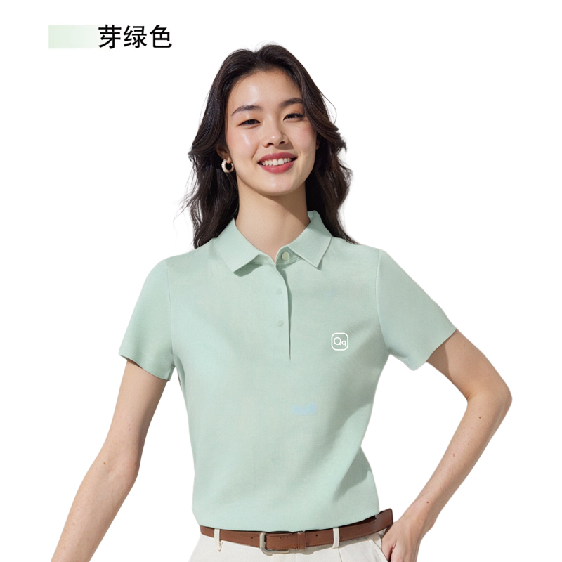 华夫格女款POLO-QQ款 图片 2