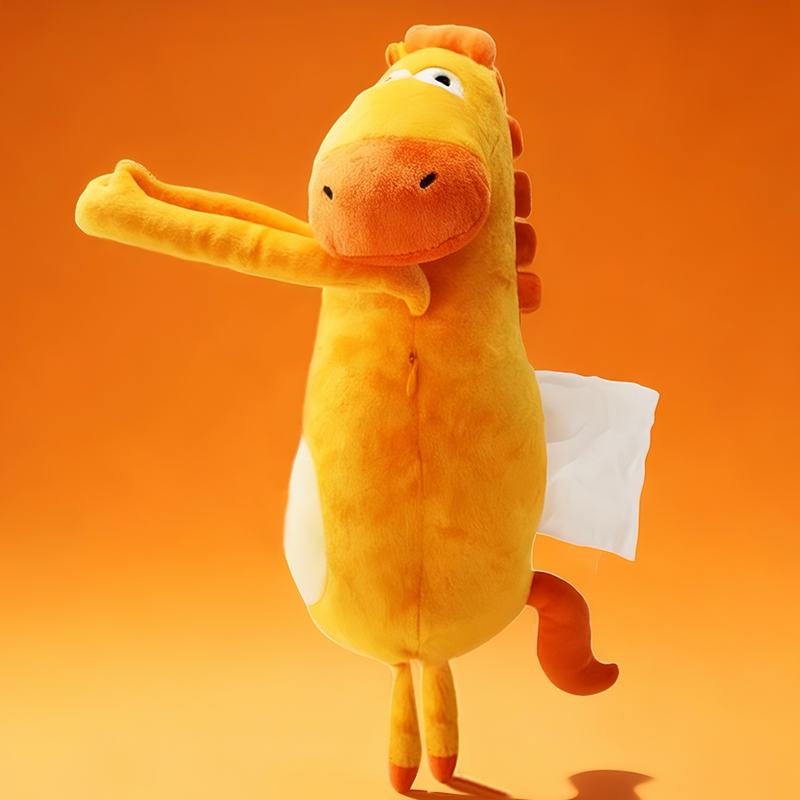 抓money 车载挂饰卡通抽纸巾盒 图片 1