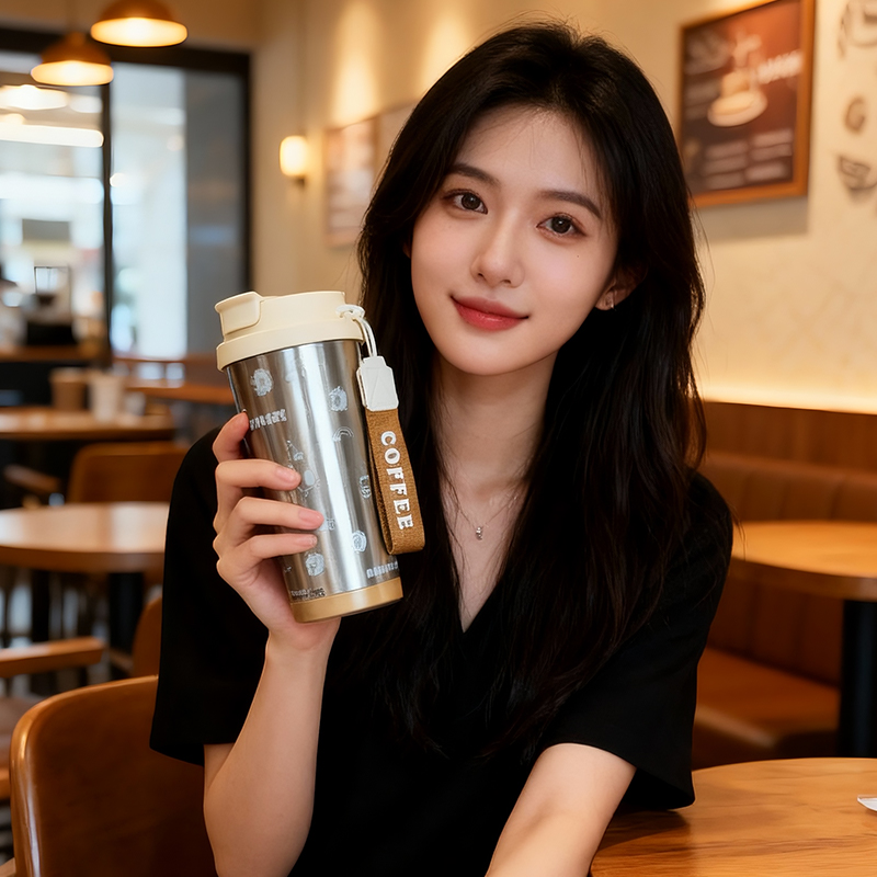 抓money 纯钛印花随行杯 图片 4