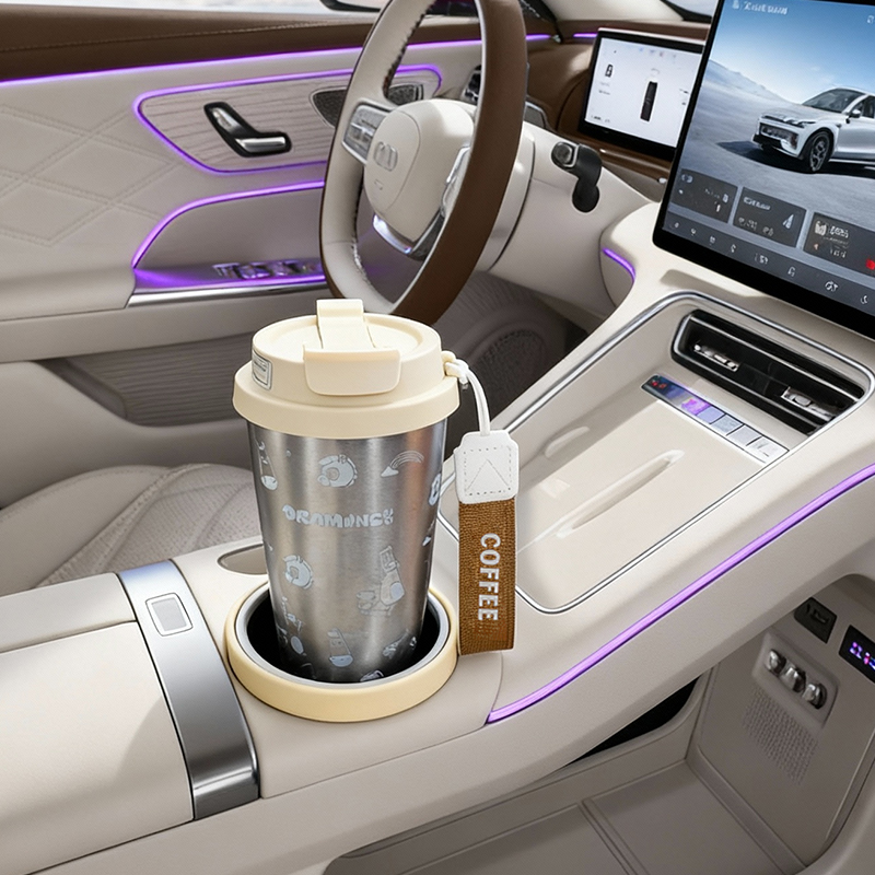 抓money 纯钛印花随行杯 图片 3