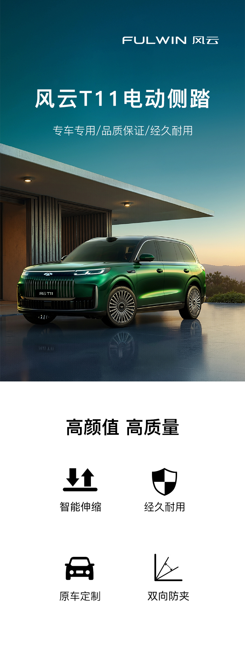 风云T11电动侧踏 详情图 1