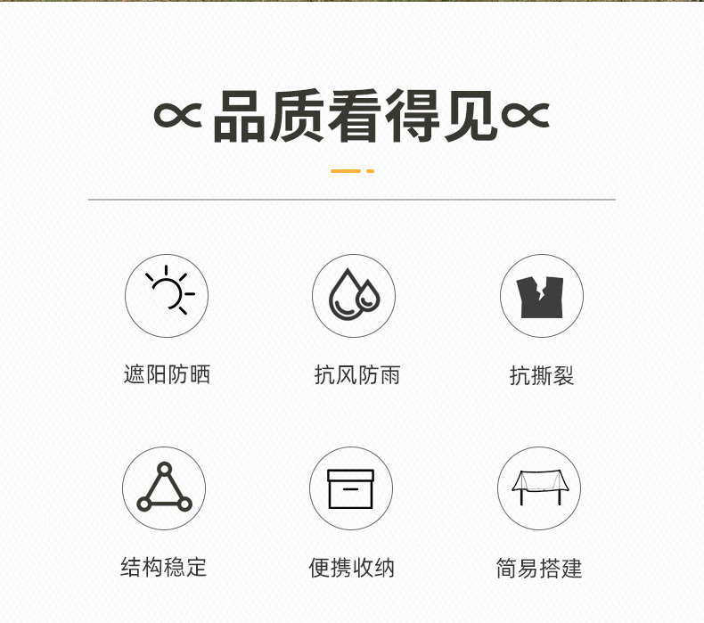 何大屋 自由天地天幕 HDW1521 详情图 2